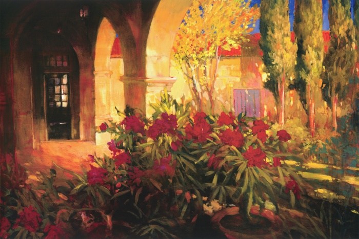 Philip Craig Twilight Courtyard